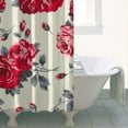 thumbnail image 5 of Waterproof Pioneer Shower Curtain 36x72 Inch Polyester Unique Colorful Floral Shower Curtain for Bathroom Hotel Home Decor with 7 Plastic Hooks, 5 of 5