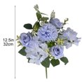 thumbnail image 3 of Flores artificiales, flores falsas, flores de imitación, juego de regalo para mujer, flores de imitación, decoración del hogar, boda, flores de mano, pared, flores artificiales, rosas pegadas, 3 of 6