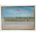 thumbnail image 3 of Francisco Fierro 18x14 Black Modern Framed Museum Art Print Titled - Square of Lima (ca.&nbsp;1850), 3 of 5