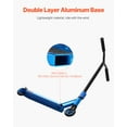 thumbnail image 2 of VEVOR Stunt Scooter, Pro Complete Trick Scooters for Kids Ages 9-11 Years, Teens,Adults, Boys, and Girls, Freestyle Street Rider for Intermediate and Beginner,Double Layer Lightweight Aluminum Deck, 2 of 9