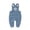 Blue, variant on Mercatoo Newborn Baby Girl Boy Knitted Sweater Romper Infant Clothes Shoulder Strap Knit Jumpsuit Bodysuit Overall Clothing