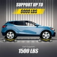 thumbnail image 3 of Car Dolly , Wheel Dolly, Heavy Duty Vehicle Dolly Upgraded, Steel Tire Skates with Brakes, 3 of 6