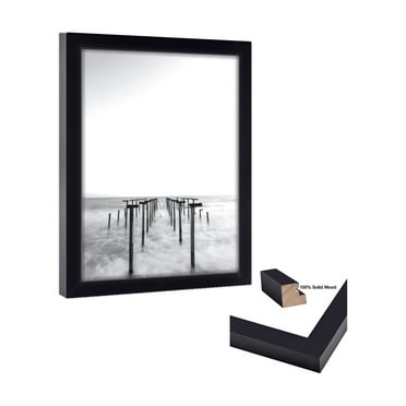 41x24 Picture Frame Black Wood 41x24 Frame