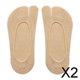 thumbnail image 1 of 2 Pares De Calcetines Invisibles Para Mujer Yinane Piel Oscura, 1 of 8