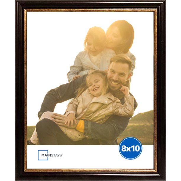 Mainstays Curved Brynn 8x10 Mahogany Picture Frame