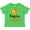Apple Green, variant on Naples Florida Orange in Heart Boys or Girls Toddler T-Shirt