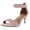 Pink Latte, variant on STYLE & COMPANY Womens Pink Ankle Strap Padded Paycee Open Toe Stiletto Zip-Up Dress Heeled Sandal 8.5 M