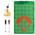 thumbnail image 2 of Baseball Coaches Dry Erase Clipboard – Softball Double Sided Lineup Board Bundled, 2 of 10