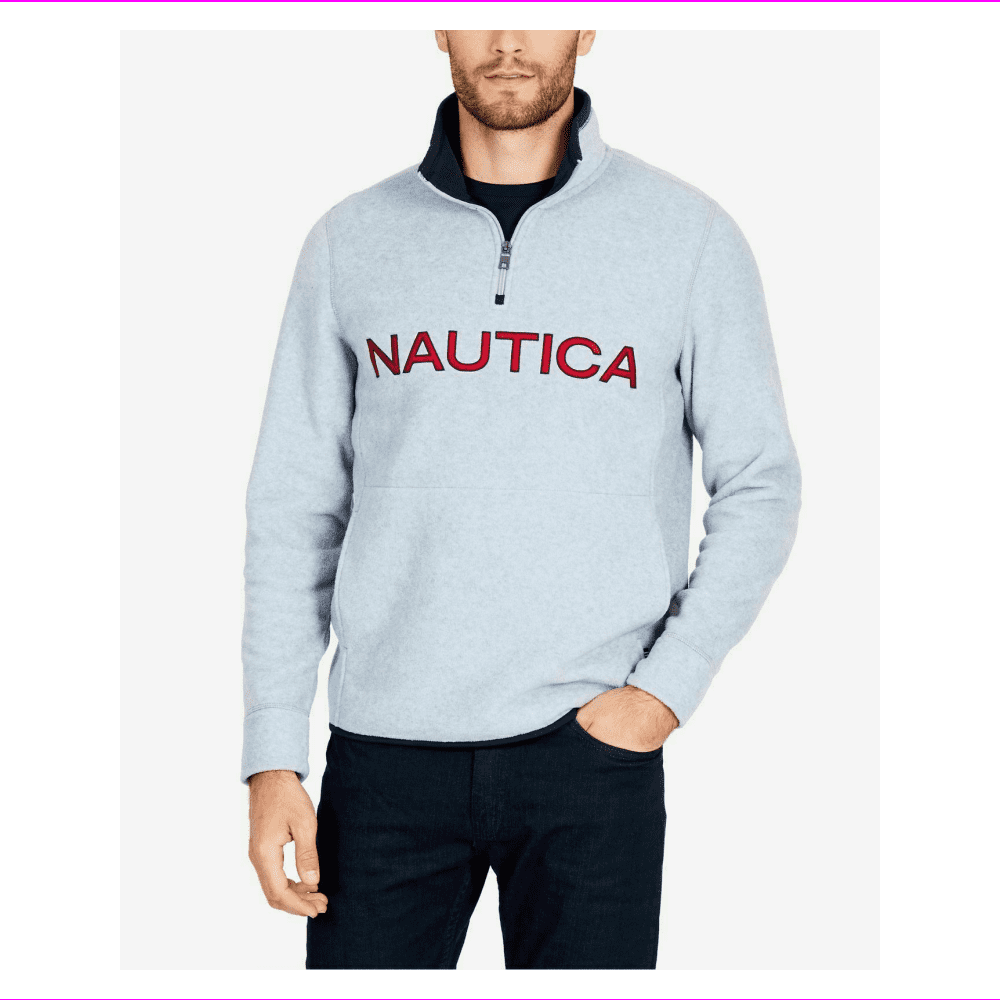 nautica grey sweater