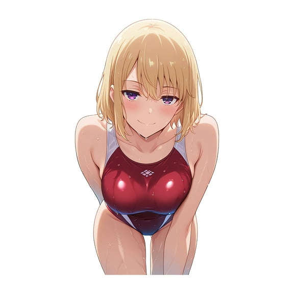 EARLFAMILY 5.1 Inch Cute Anime Cha Hae-In Sticker Funny Decal for Laptop Window Trunk Luggage Sunscreen Car Styling