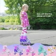 thumbnail image 7 of JZY Glitter Musical Roller Skates for Kids 3-12 - Adjustable Outdoor Skates with Light-Up Wheels, Beginner-Friendly Birthday for Boys & Girls, 7 of 7