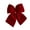 C burgundy (large), variant on STGRGFHY Red Velvet Wreath Bows, Small Christmas Bows Xmas Decorative Ties, Bow Ornaments Wreaths Twist-Tie Bows for Gift-Wrapping, Festive Winter Decor, Home Party,A burgundy (small)
