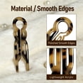 thumbnail image 5 of 5 Pack U-Shaped Hair Fork Pins for Women, Tortoise Shell Acrylic Hair Pins for Bun & French Twist, Lightweight Smooth Edges Hair Styling Accessories, 4.5 in, 5 of 5
