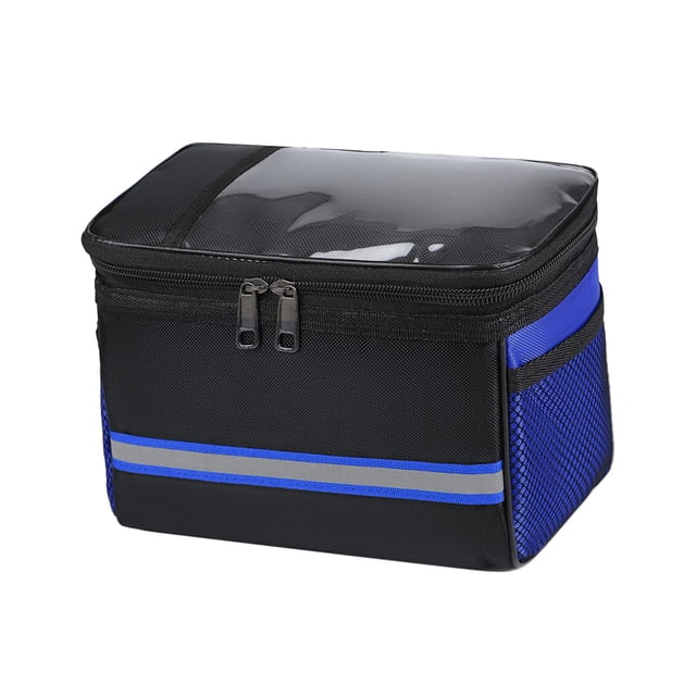Bolsa delantera para bicicleta Sharpla Impermeable Azul