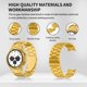 thumbnail image 3 of Correa de Acero Inoxidable de Repuesto GOLDTOLUCK para Samsung Galaxy Watch 8 7 6 5 4, 3 of 7