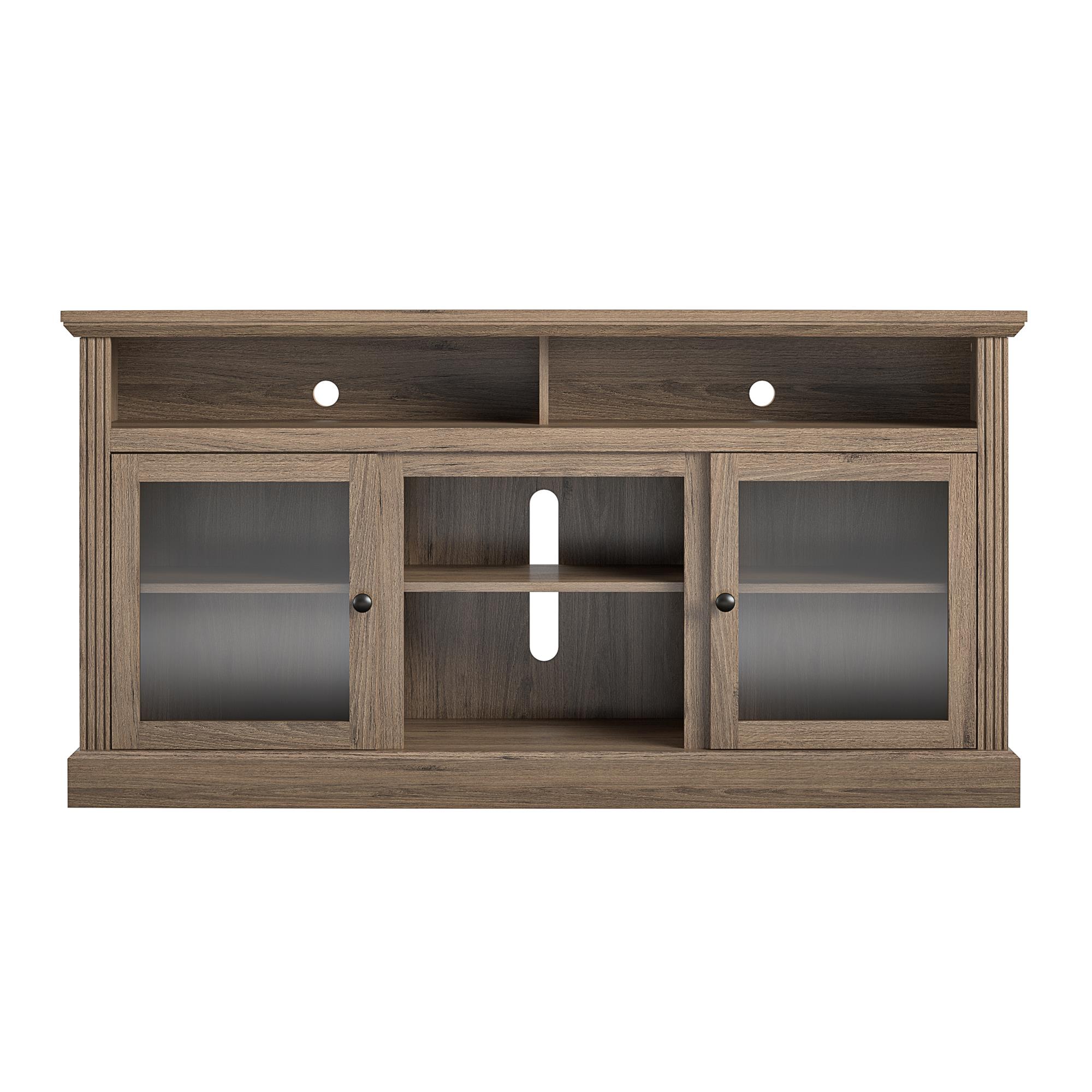 Ameriwood Home Chicago TV Stand for TVs up to 65", Rustic Oak