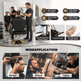 thumbnail image 6 of Hairdresser Barber Salon Chair,Capacity 330Lbs-with Heavy Duty Hydraulic Pump,360° Swivel-Professional Barber Stylist Chair with Pump,Non-Tilting Hairdressing Chair for Barbershop,Home Hairdres, 6 of 15
