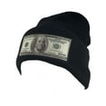 thumbnail image 2 of Top Headwear $100 Bill Cuffed Beanie - Black, 2 of 5