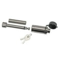 thumbnail image 3 of Reese Towpower 7039000 Trailer Hitch Lock, Fits 1-1/4 Inch & 2 Inch Square Receivers, 1/2 Inch & 5/8 Inch Pin Diameter, Dogbone Style, Black Nickel, 3 of 8