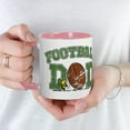 thumbnail image 5 of CafePress - Snoopy Football Dad Mug - 11 oz Ceramic Mug - Novelty Coffee Tea Cup, 5 of 6