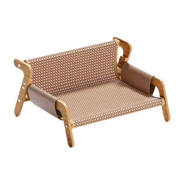 Sofá cama para gatos, sillón para gatos, tumbona, protector de muebles, rascador, cama elevada para gatos para interior y exterior