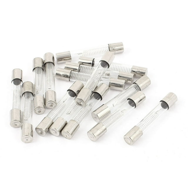 Unique Bargains 15pcs Microwave Oven Protection 6x40mm Axial Fuse Tubes 700mA 0.75A 5KV