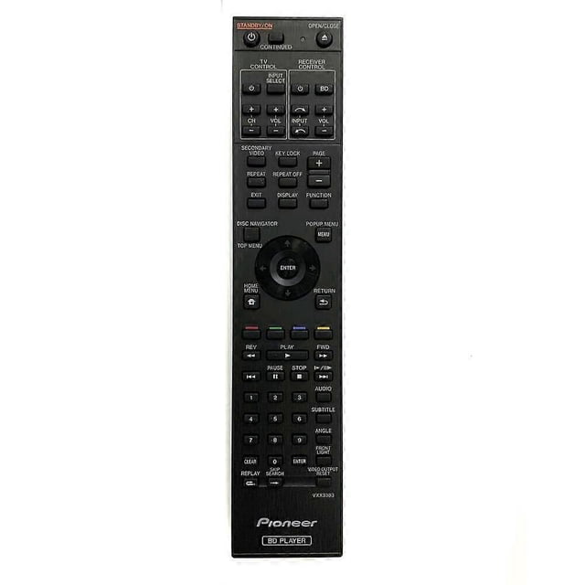 VXX3383 para Pioneer BD Blu‑ray DVD Player Control remoto VXX3382