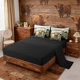 thumbnail image 4 of Erosebridal Farmhouse Highland Cow Bedding Comforter Set, Garden Dandelion Full Bedding Set, 4 of 6