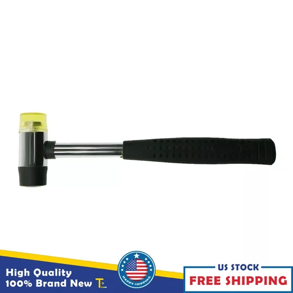2 Way Plastic Rubber Mallet Hammer Wire Jewellery Rubber Hammer Non Slip Grip