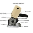 thumbnail image 3 of Electric Cloth Cutter Octagonal Knife Cloth Cutting Machine 110V 4.3 Inch Rotary Blade, 3 of 12