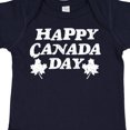 thumbnail image 4 of Inktastic Happy Canada Day with Distressed Maple Leaves Boys or Girls Baby Bodysuit, 4 of 5