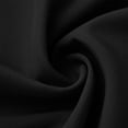 thumbnail image 6 of Babysbule Women's Satin Ruffle Collar Zip Front Blouse, Flounce Cuff Long Sleeve Casual Top for Office & Evening Wear, 6 of 8