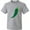 AC-Heather Grey, variant on Inktastic Green Chili Pepper Kawaii Youth T-Shirt
