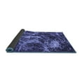 thumbnail image 2 of Ahgly Company Indoor Rectangle Abstract Blue Modern Area Rugs, 2' x 5', 2 of 4