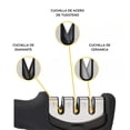 thumbnail image 2 of Afilador de Cuchillos EMMA'S Multifuncional 3 Ranuras Cerámica Acero Tungsteno Inoxidable, 2 of 7