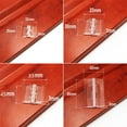 2Pcs Durable Door Acrylic 270 Degree Clear Transparent Plastic