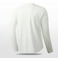 thumbnail image 6 of Dagegui Men's Long Sleeve T-Shirts Big and Tall Fall Winter Athletic Shirt Plain Slim Fit Crewneck Base Layer Shirts Solid Color Casual Daily Tees Tops White XL, 6 of 7