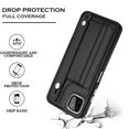 thumbnail image 2 of Nalacover Wallet Case for Samsung Galaxy A22 5G, Business PU Leather Unique Design Wristband Kickstand Credit Card Holder Slots Shockproof Scratch Resistant Phone Case for Samsung Galaxy A22 5G,Black, 2 of 6