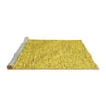 thumbnail image 2 of Ahgly Company Machine Washable Indoor Rectangle Abstract Yellow Contemporary Area Rugs, 8' x 12', 2 of 4