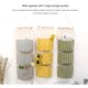 thumbnail image 1 of Bolsa de almacenamiento colgante Yeacher de algodón con patrón simple nórdico Amarillo, 1 of 6