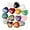 10 Pcs, variant on 0.79" Natural Healing Stones Bulk Valentine's Day Heart Shaped Palm Gemstones Assorted Heart Rock Set Love for DIY Meditation Stress Relief Valentines Mother's Day Gifts(30 Pcs)