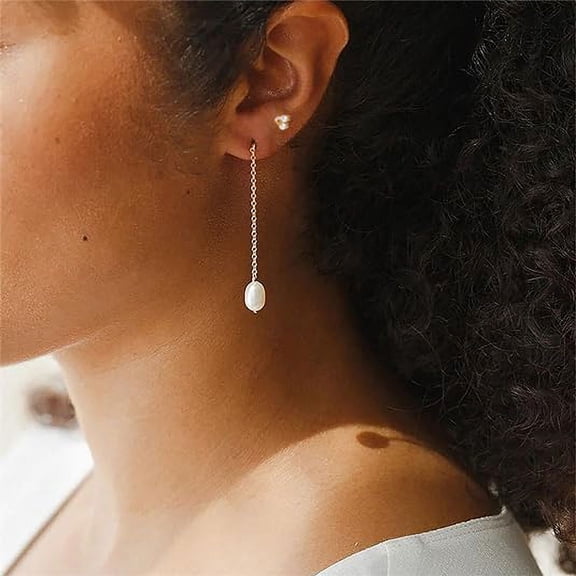 Pearl Earrings For Women Pearl Op Earrings Pearl Stud Earrings Pearl Clip On Earrings Prom Party Wedding Earrings For Brides Jewelry Gifts[Z1840]