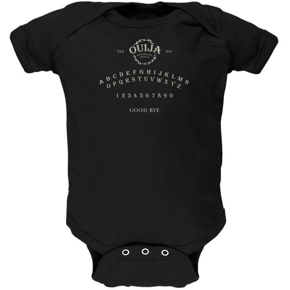 Halloween Ouija Board Costume Black Soft Baby One Piece - 18-24 months