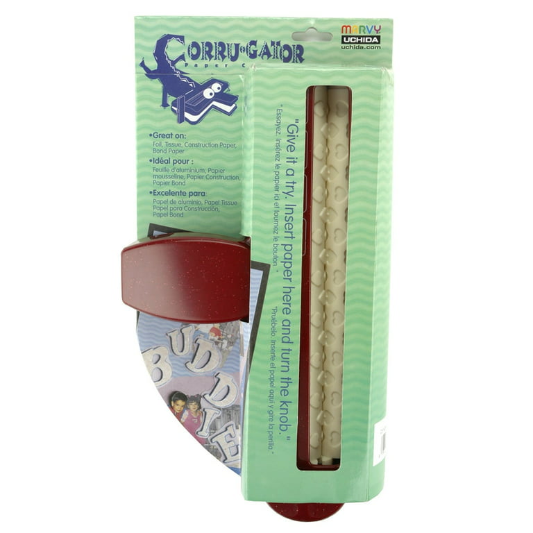 Uchida 8.5-inch Straight Corru-gator Paper Crimper. New Paper Crafts Extra  Wide