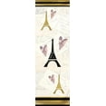 thumbnail image 2 of Allen, Kimberly 7x14 Black Ornate Wood Framed with Double Matting Museum Art Print Titled - Paris Love, 2 of 4
