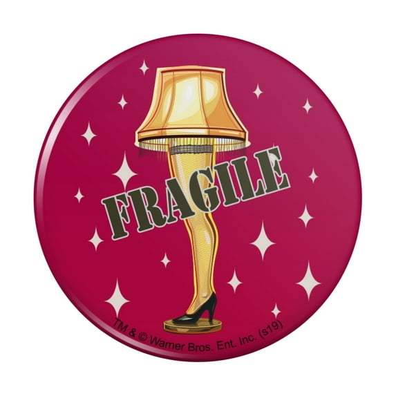 A Christmas Story Fragile Pinback Button Pin