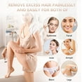 thumbnail image 3 of Electric Razor for Women Bikini Trimmer, Women's Shaver Cordless 4 in 1 Wet and Dry, Shaver for face, Legs and underarms, Replaceable Trimmer Head, Micro USB Rechargeable, 3 of 3