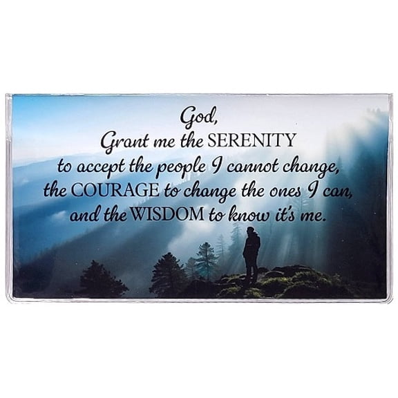 3 Year USA Made Serenity Courage Wisdom 2026 2027 2028 Pocket Calendar Planner with Note Pad