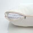 thumbnail image 3 of Melissa Linen, Feather Down Pillows for Bed, Perfect Sleeping, Soft & Supportive, Standard Size, White, 3 of 9