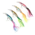thumbnail image 4 of Kit de cebo para señuelos de pesca, 4 piezas de 23 cm, señuelo de simulación de pesca de calamar, señuelo, aparejos de pesca, tecnología innovadora, 4 of 8